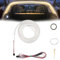 Dynamic Flowing Car Trunk Light Strip, 4M LED-Lichtstreifen für LKW, Auto-Kofferraum Lichtstreifen, Flexible Silikon LED Streifen Licht Für Auto Kofferraum Innenbeleuchtung Dekoration (Warm)