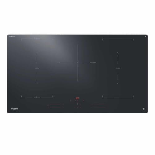 Whirlpool WEX9024DCFF2 plaque Noir Intégré Plaque avec zone à induction 5 Cuisinière(s)