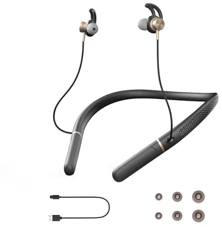 NEARITY HearPod Air, geräuschunterdrückendes Bluetooth-Nackenbügel-Gerät HA10, Wiederaufladbar, 5 Hörmodi, hilft bequem beim Hören, Fernsehen, Gesprächen für Senioren und Erwachsene