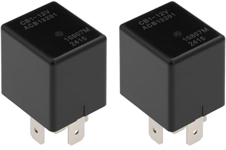 OTOTEC Relé de Coche de 5 Pines CB1-12V ACB13201 12 V/40 A Apto para Motores Eléctricos Y Sistemas de Aire Acondicionado