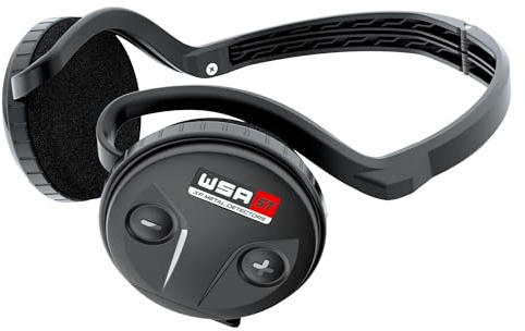 XP METAL DETECTORS WSA ST kabelloser Stereo-Kopfhörer, kompatibel mit dem Deus II RC und dem WS6 ST Master, klappbar, kompaktes und intelligentes Design, leicht und vollständig regenfest (WSAST)