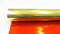 FARTAK Geschenkpapier 70 cm breit, Rot/Gold, 50m Rolle, Metall, Geburtstag