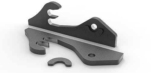 Joma-Tech | Koppelhaken kompatibel mit Schäffer Radlader | hydraulische Schnellwechselaufnahme | 40x32x280mm | S355 Stahl | 1 Paar (2 Stück)