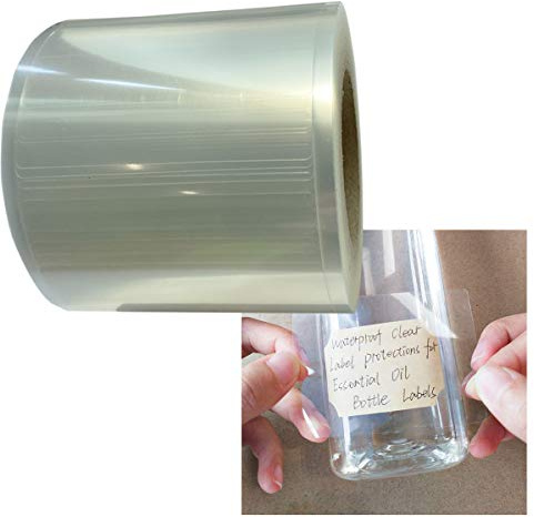 Etikettenschutz für ätherische Öle, 6,3 x 4,6 cm, transparent, wasserfest, 300 Stück
