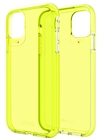 ZAGG GEAR4 Crystal Palace Neon Designed for iPhone 11 Pro Case, Advanced Impact Protection by D3O – Neon Yellow
