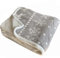 JEMIDI Kuscheldecke Sofa Decke 180 x 220 cm - Lammfell Optik Sherpa Sofaüberwurf - Sofadecke Couchdecke Tagesdecke - warm schwer - Wohndecke Norweger Design Hellgrau