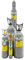CO2 Flasche, gefüllt mit Kohlendioxid E290, lebensmittelgeeignet (6 kg Getränke Kohlensäure)
