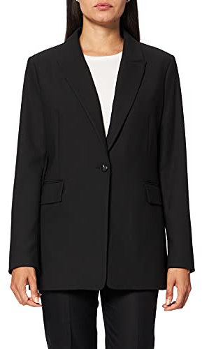 S.Oliver BLACK LABEL Damen 150.11.899.15.152.2102883 Blazer, Schwarz, 42 EU