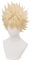 Cosplay Perücke Anime Kostüm mit kurzen goldenen Perücken für Männer Halloween Familienparty