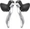 SENSAH Silver Road Bike Shifters /2X8/2X9/2X10/2X11 Speed Lever Brake Bicycle Derailleur Kompatibel für Shimano (REFLEX（2x8）)
