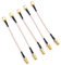 Fasizi Lot de 5 câbles SMA RG178 avec connecteurs coaxiaux pour antenne WiFi, kit SMA à faible perte FPV – SMA mâle vers SMA femelle 10 cm