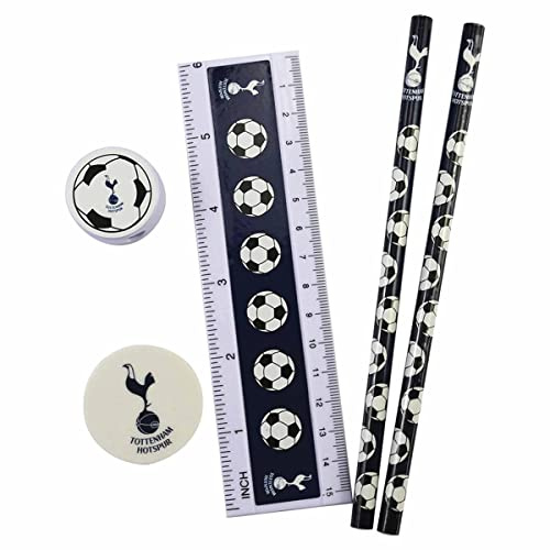 Tottenham Hotspur FC Clear Pencil Case Stationery Set, Stationery, Gift