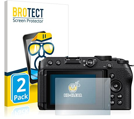 BROTECT Schutzfolie für Nikon Z 30 | 2 Stück Transparenter Displayschutz Made in Germany Klare Displayschutz-Folie Clear Einfache Montage Case-Friendly