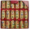 Robin Reed Set of 6 Vintage Nutcracker Christmas Crackers in Gold
