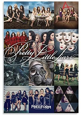 PONINI Pretty Little Liars Filmposter TV-Show Wandkunst Moderner dekorativer Stil Wohnzimmer Dekor 40 x 60 cm