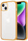 iCatchy for iPhone 14 Case 6.1-Inch, Shockproof Bumper Phone Cover, Anti-Yellowing Clear Back Compatible with iPhone 14 (Yellow)