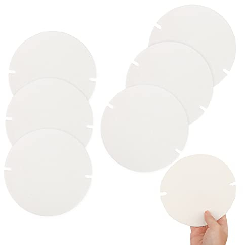 6 guarnizioni per tubo del forno, guarnizione da 155 mm, guarnizione per tubi del forno, guarnizione piatta, resistente al calore fino a 1200 °C, in fibra di silicato di calcio, magnesio, guarnizione