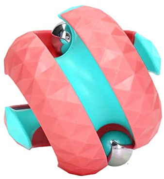 Naroote Unendliche Rollende Kugelbahn, Ergonomisches, Schönes Rollendes Kugelbahn-Puzzle für (Rosa)