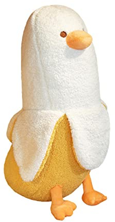 50cm Banane Kuscheltier - Bananenente Plüschtier, Plüsch Spielzeug Kissen, Kreatives Tier Bananen Plüsch Kissen Umarmungskissen, Kuscheltier Geschenk Für Kinder, Baby, Mädchen, Jungen