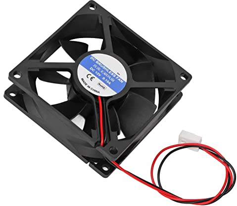 80 Mm CPU-Lüfter, Leiser 3-Pin-Anschluss PC-Computer-Lüfter, für Computergehäuse, Mining Rig, CPU-Kühler (2000 U/min)