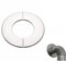 Beekeg Rosace de recouvrement en acier inoxydable pour tuyau de poêle, tête de cheminée, plaque de base DN 180 mm