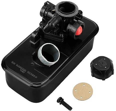 Cnornus 499809 498809A 494406 Serbatoio Benzina Gas Mower Assemblaggio carburatore Adatto per Briggs & Stratton 499809 498809A 494406