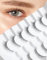 Lashes Wispy Falsche Wimpern Farbverlauf Falsche Wimpern Natürlicher Look Kleine Wimpern Falsche Wimpern Künstliche Nerzwimpern 7 Paar D11