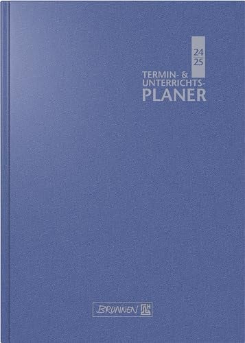 BRUNNEN Termin- & Unterrichtsplaner 2024/2025 | A5, Kunststoff, blau