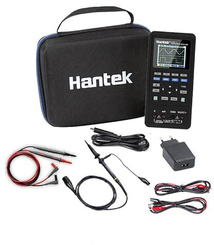 Hantek Qingdao 3in1 USB/PC Automotive handheld Oscilloscope Portable Software HANTEK 2D72 2D42 2C42 2C72 Multimeter Mini Oscilloscope Signal Generator(Hantek2C42)