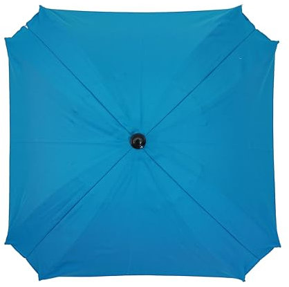 Skyline New Sonnenschirm für Kinderwagen, mit flexiblem Befestigungsarm, Sonnenschirm mit UV-Schutz, Durchmesser 70 cm (Blau)