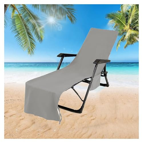 Liegestuhl Handtuch Mikrofaser Schnell Trocknendes Handtuch Mit Taschen, Ideal für Strandliegen Und Reisen Handtuch (Color : M5)
