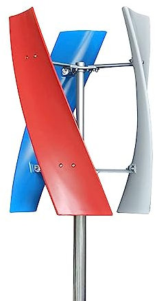 HENGJINGTR 48v,1000W-5000W Generatore di Turbine eoliche '3 Pale 12V-48V Generatore Eolico Verticale Turbina eolica per la casa Solare e l'energia eolica Parti e Accessori