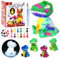 LinStyle Kit de Peinture Dinosaure Veilleuse 3D Lampe,Cadeau Garcon Fille 3 4 5 6 7 8+ Ans, Kit Peinture Enfant avec Lampe de Dinosaures,Loisir Ensemble Créatif activité pour Garçons