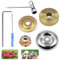 Shyllin 7 PZ Lama Dado Fissaggio,Dado Fissaggio Kit per Lama Decespugliatore,Kit Fissaggio Lama Tosaerba - per Tosaerba, Macchina per L'Irrigazion (7PCS)