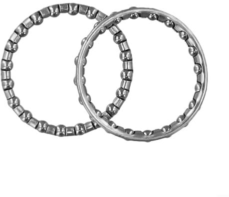 Bicycle Headset Fork Bearings Pack of 2 Steel Balls Compatible with Road and Kids' Bikes (1# 40-32mm)