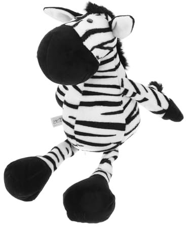 Abaodam Kuschelweiches Zebra Plüschtier Realistische Dekoration Für Kinderzimmer Und Schreibtisch Für Mädchen Waschbar Gefertigt
