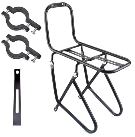 Porte-bagages avant en acier pour vélo de montagne - Support avant