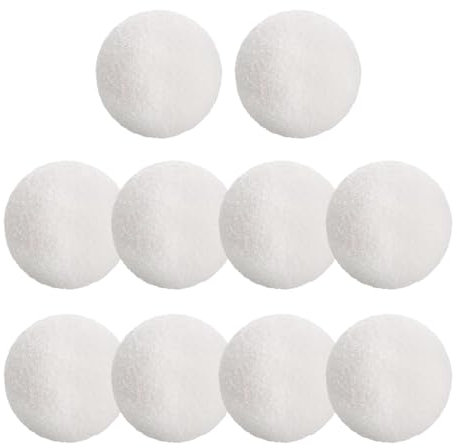 10 Pack Reusable Scum Sponge Balls Washable Floating Pool Cleaner Oil Absorber for Hot Tubs Spas Swimming Pools Bathtubs