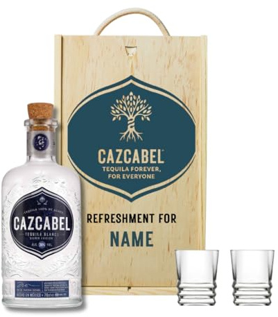 Personalised Cazcabel with Shot Glasses Gift Set - (34% ABV)