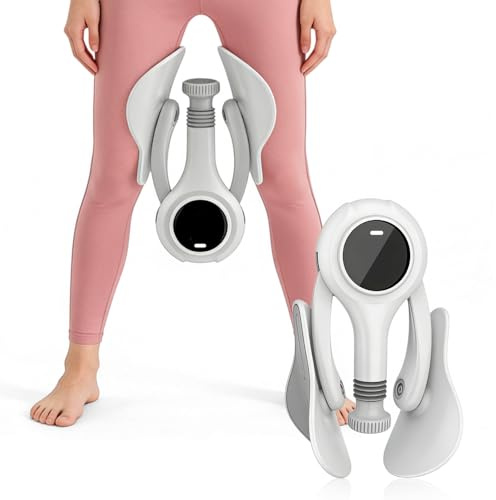 Appareil d'entraînement pour les cuisses et le plancher pelvien pour femme, pour femme, presse à jambes, appareil d'entraînement pour la maison avec fonction de comptage pour plancher pelvien