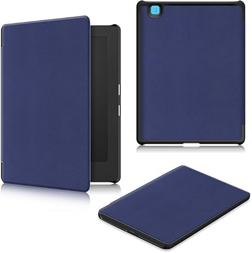 Étui pour Kobo Aura Edition 2 N236 6 - Kobo e-book Cover Ultra Mince Léger Housse de Protection avec Fonction Veille/Réveil Automatique Intelligente (Bleu foncé)