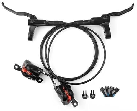 pompa freno leva Adatto per freni a disco idraulici Shimano MTB MT200 BR BL Mountain Bike Rotori da 160 mm Pinza per bicicletta Ricambi per ciclismo(MT200 without rotor)