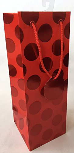 OZCORP GIFT BAG OZCORP BOTTLE FOIL DOT RED