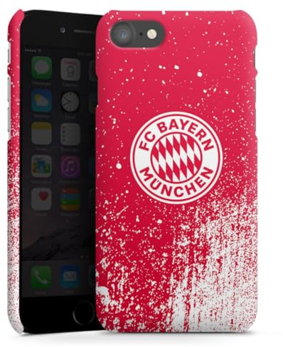 Premium Case kompatibel mit Apple iPhone 8 Smartphone Handyhülle Schutzhülle matt FC Bayern München Offizielles Lizenzprodukt FCB