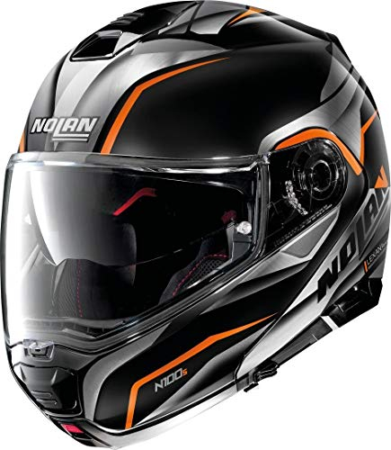 Nolan CASCO N100-5 BALTEUS N-COM L GLOSSY BLACK, schwarz