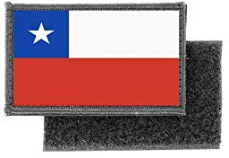 Aufnäher patch aufbügler gedruckt flagge fahne chile