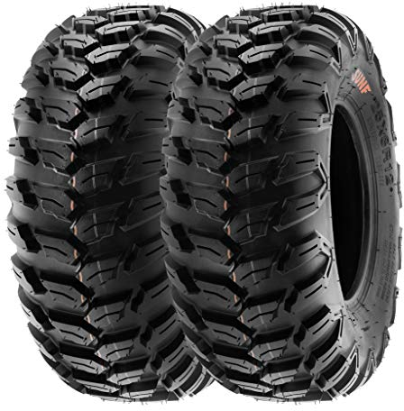 SunF A043 25x8-12 25x8x12 Sport-Performance XC ATV UTV Quad Reifen Gelände Radialreifen 6PR TL 57N E4, Satz von 2 Stück