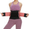 SIHOHAN Bauchweggürtel, Schwitzgürtel Fitness Gürtel, Verstellbarer Taille Trimmer Gürtel Fitnessgürtel, Waisttrainer Taillenformer, Bauchgürtel für Herren und Damen（Rosa, S）