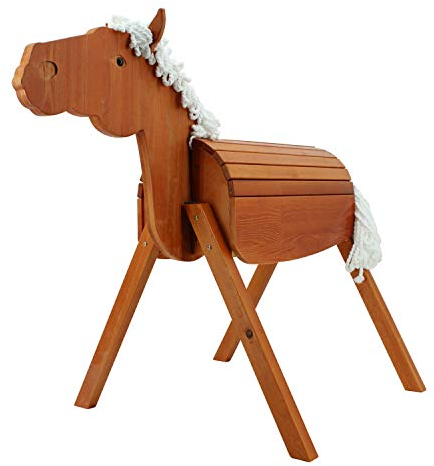 Sweety Toys 13128 Outdoor Gartenpferd Holzpferd das riesige Pferd zum Reiten OTTO Größe XL Giant
