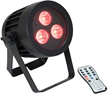 EUROLITE LED IP PAR 3x8W QCL Spot | Wetterfester (IP65) Scheinwerfer mit 3 x 3in1-LED und RGBW-Farbmischung